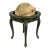 Emerald Green Vintage Library Globe on Queen Anne Stand – Ralph Lauren Style New York Loft Office Decor For Sale