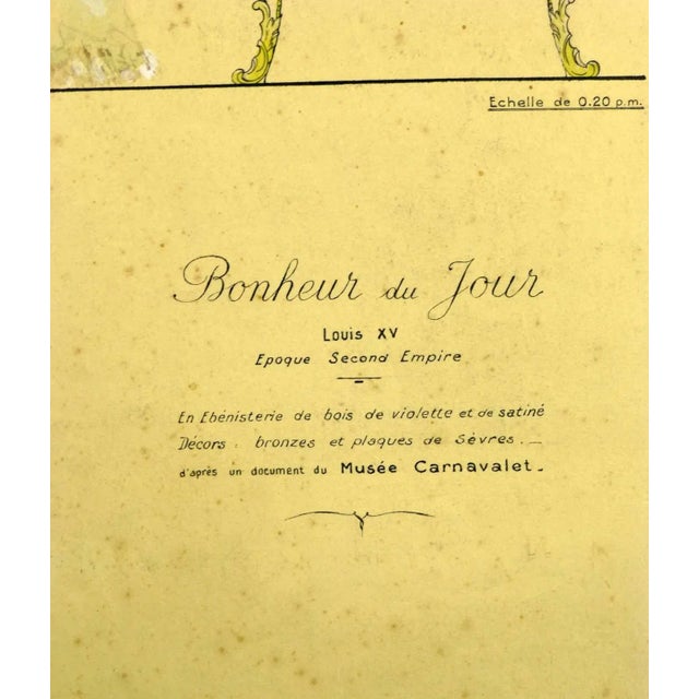 Traditional Furniture Drawing For Sale - Image 3 of 6