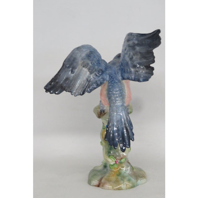 Crown Staffordshire Fine Bone China Bird on Perch Figurine Made in England 5079b For Sale - Image 13 of 18