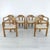 Dimensions: H 31” x W 24.5” x D 22” x SH 18.5” Set of 6 Vintage Danish pine dining armchairs designed by Rainer Daumiller...