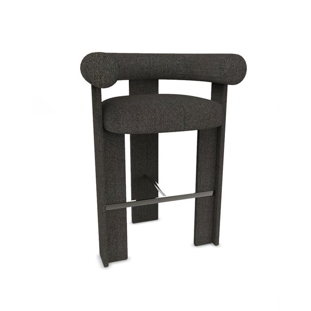 Contemporary Modern Cassette Bar Chair in Safire 02 by Alter Ego For Sale - Image 3 of 7