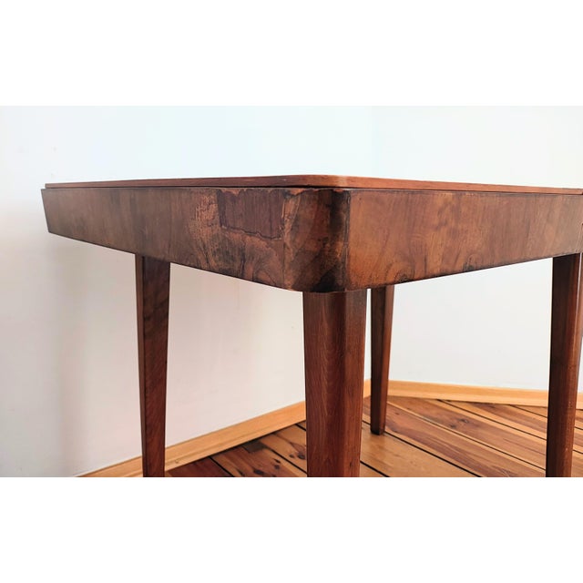 Brown Mid-Century Modern Czech Dining Table by Jindřich Halabala for Up Races, 1950s For Sale - Image 8 of 18