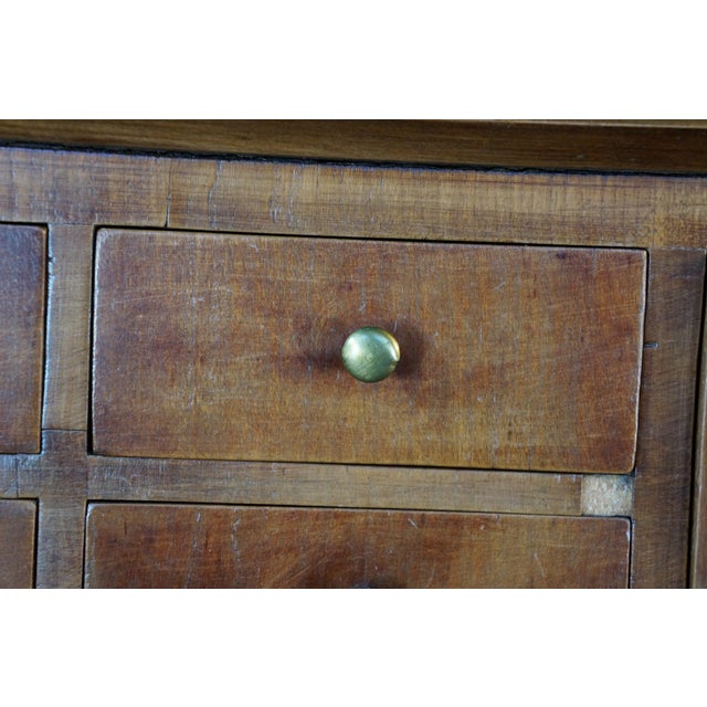 Antique American Federal Hepplewhite Mahogany Slant Drop Front Secretary Desk For Sale - Image 18 of 18