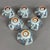Antique Imari Style Enamelled Porcelain Bowls, 20th Century, Set of 6 For Sale - Image 5 of 12