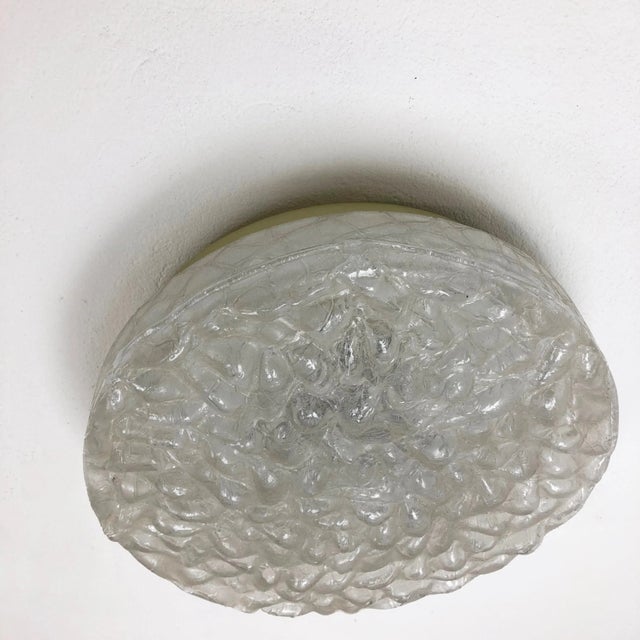 Vintage Glass and Metal Bubble Sconce from Doria Leuchten For Sale - Image 8 of 14