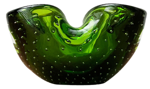 Vintage Italian Bullicante Murano Glass Bowl