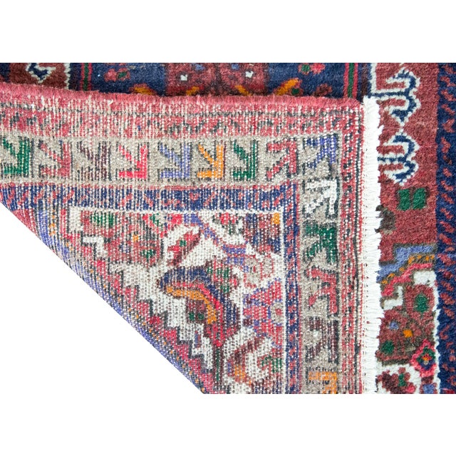 Early 20th Century Persian Mazlaghan Rug For Sale - Image 14 of 15