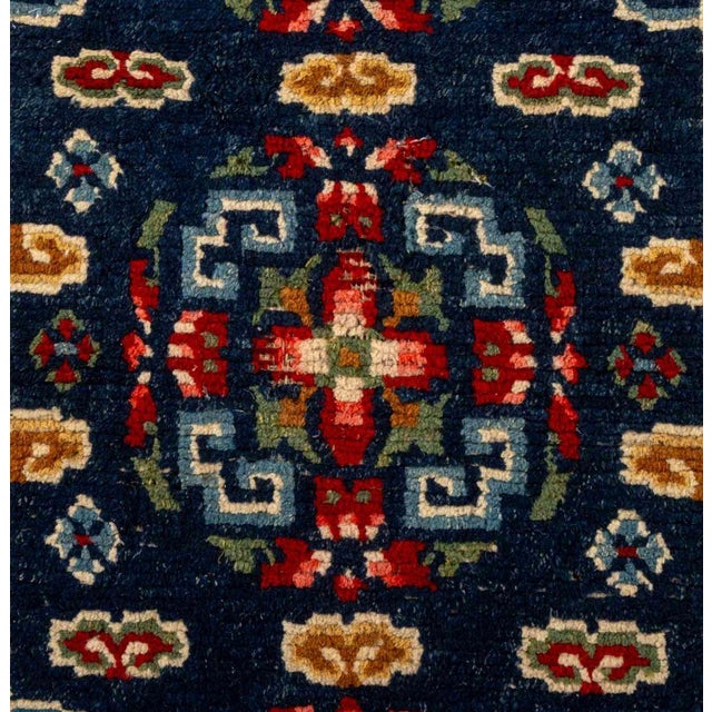 Early 20th Century Tibetan Gyantse Khaden Rug, 4' 4.5" X 2' 3.5" For Sale - Image 5 of 8