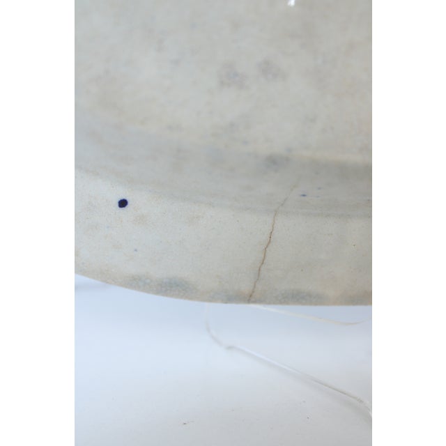 19thC. Staffordshire Blue Willow China Platter/Chinoiserie For Sale In Los Angeles - Image 6 of 6