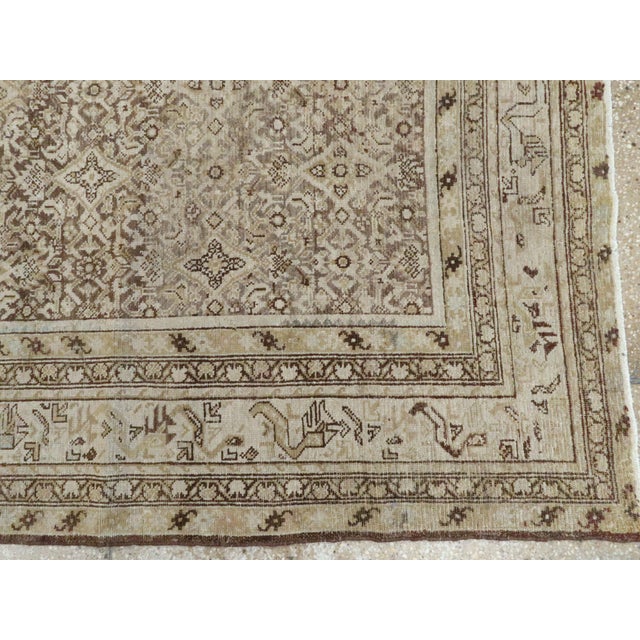 Antique Persian Malayer Carpet For Sale - Image 10 of 12