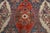 Late 19th Century Authentic 19th Century Persian Senneh Red Handmade Wool Carpet For Sale - Image 5 of 9