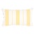 Schumacher Lubeck Stripe 20" Lumbar Pillow in Yellow For Sale
