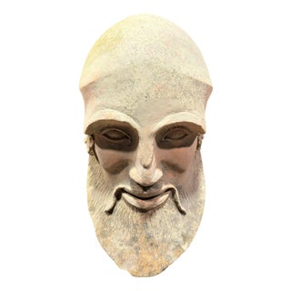 Head of the Dying Warrior of the Frontons of Egina, 20th Century, Terracotta For Sale