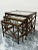 Mid-Century Rattan and Glass Top Nesting Tables - Set of Three For Sale - Image 12 of 12