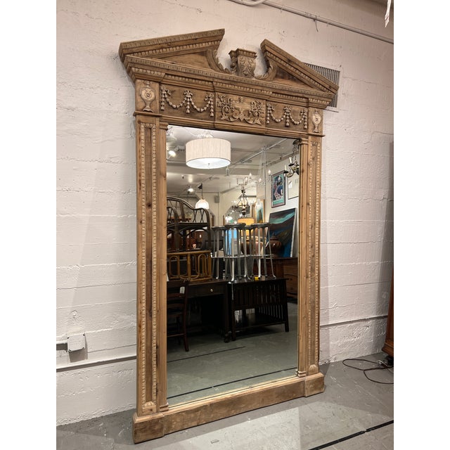 Restoration Hardware Entablature Floor Mirror Chairish