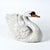 Incredible 17" vintage ceramic swan figure perfect as a centerpiece in many decorative applications and home styles. An...