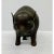 Chinese Chinese Patinated Bronze Pig Sculpture Vintage For Sale - Image 3 of 6