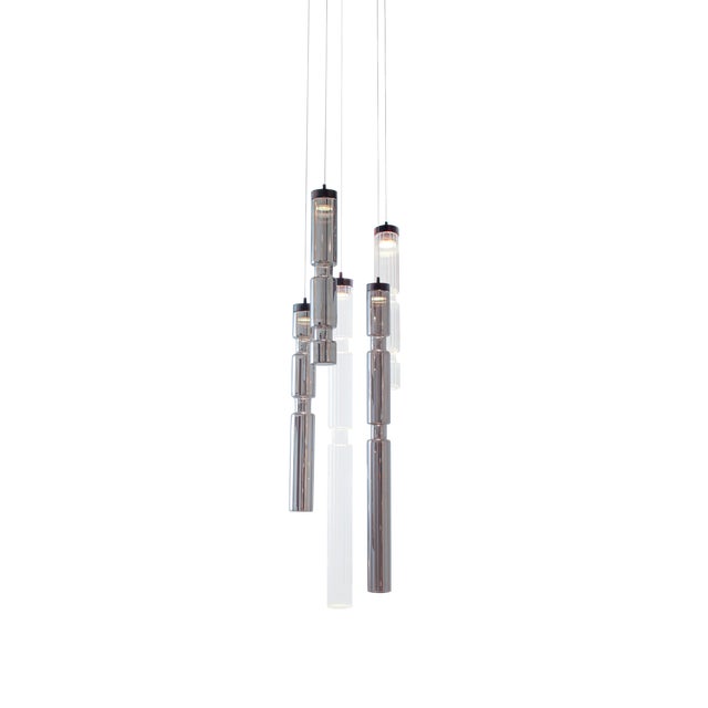 Sagano 5 Lights Glass Pendant by Riviera Light For Sale - Image 9 of 9