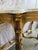French Louis XV Style Carved Giltwood Console Table With White Marble Top For Sale - Image 4 of 15