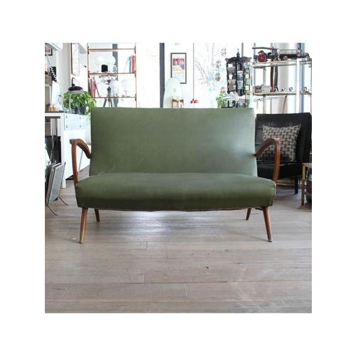 Sage 2-Seater Sofa, 1960s For Sale - Image 12 of 12