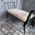1990s Swaim Attributed Regency Style Heavy Iron Upholstered Window Bench For Sale In Boston - Image 6 of 13