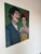 Contemporary Contemporary Salvador Dalí & Frida Kahlo Portrait Oil on Canvas Painting, Signed For Sale - Image 3 of 12