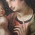 Madonna with Child Jesus and the Infant Saint John the Baptist, 18th Century, Oil Painting on Canvas For Sale - Image 3 of 16