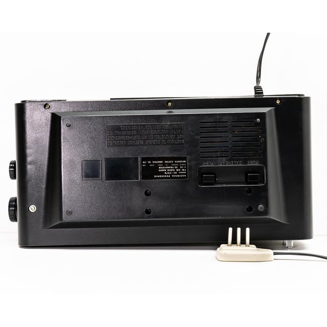 National Panasonic Rc 707b Alarm Radio Flip Clock, 1972 For Sale - Image 10 of 12
