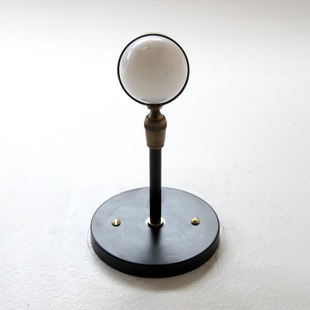Pair of Boris Lacroix Wall Lights, 1950 For Sale In Los Angeles - Image 6 of 10