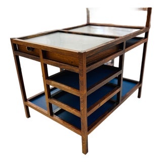 1960s Unmarked Bodil Kjær Danish Rosewood Service Cart For Sale