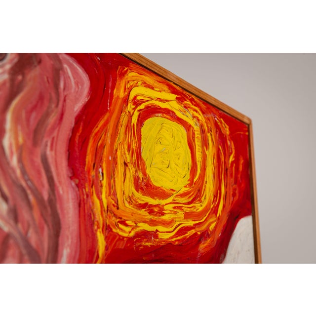 Figure Under the Sun, 1960s, Oil on Canvas For Sale - Image 7 of 11
