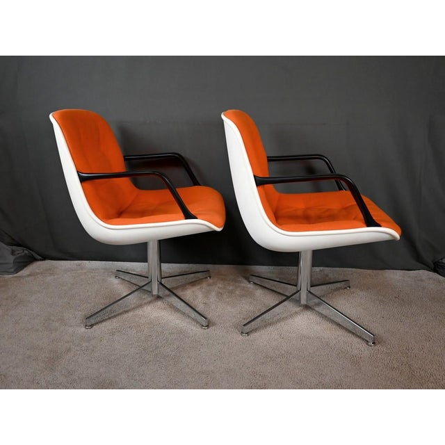 Plastic Vintage Chairs by Randall Buck for Steelcase Strafor, 1970, Set of 4 For Sale - Image 7 of 18