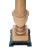 2010s Early 20th Century Extendable Wood Column Table Lamp For Sale - Image 5 of 8