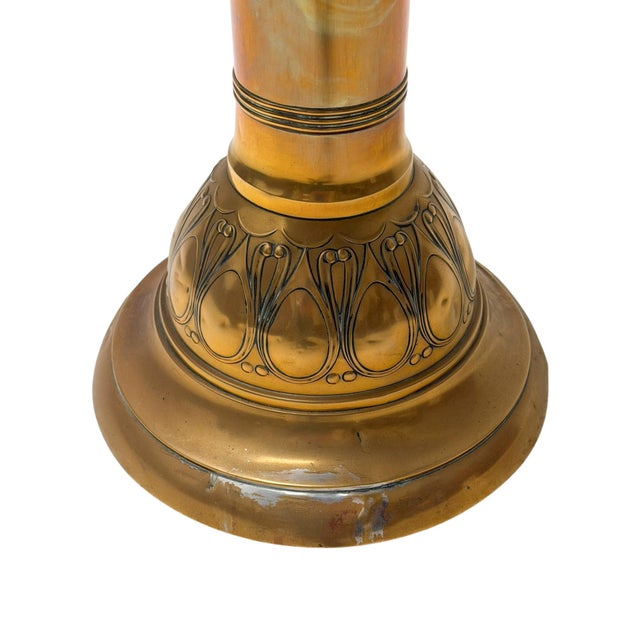 1920s Vintage Art Deco Side Table in Brass, 1920s For Sale - Image 5 of 10