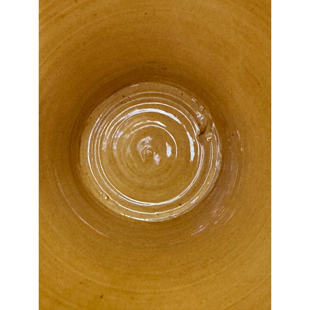 Provence France Pottery Yellow Vase/Jar/Pot Terre Souleo For Sale - Image 4 of 6