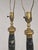 French Vintage French Empire Neoclassical Style Marble and Gilt Bronze Table Lamps - a Pair For Sale - Image 3 of 14