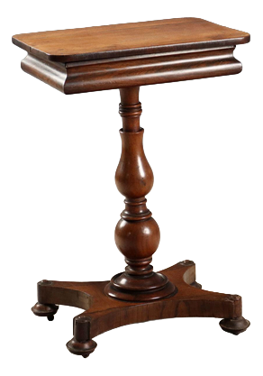 Small Antique Table Wood with Drawer, Italy, 19th Century