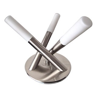 Vintage Milk Glass Lamp by Paul Neuhaus For Sale