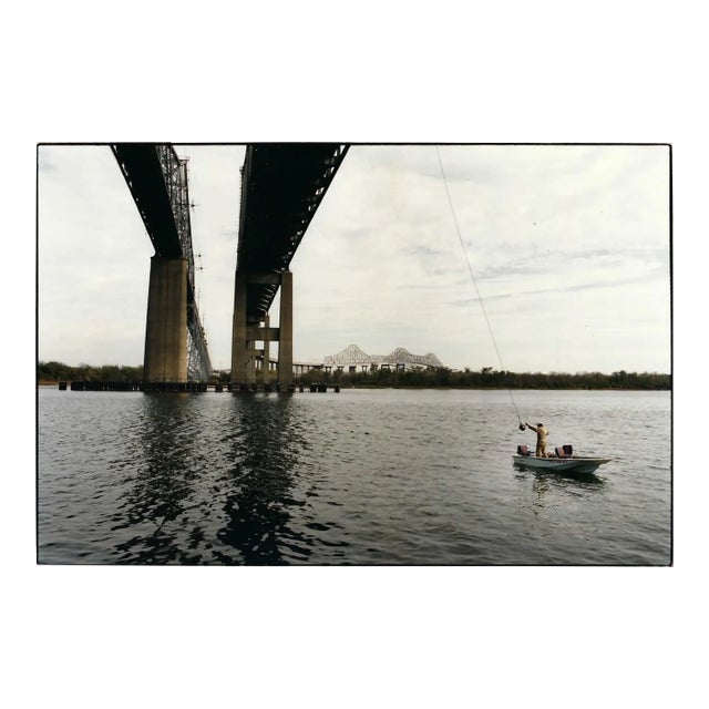 1991 Old Cooper River Bridge Charleston South Carolina Photograph For Sale