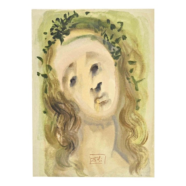 Salvador Dali, The Virgin Announced, Woodcut, 1963 For Sale