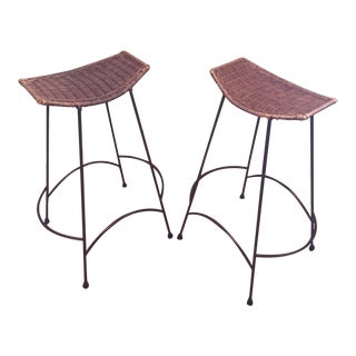Mid-Century Arthur Umanoff Bar Stools For Sale
