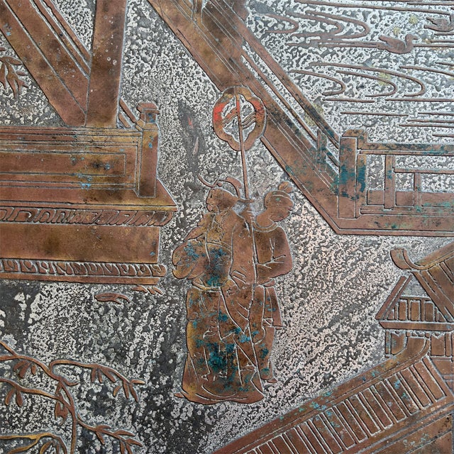 1960s Philip and Kelvin LaVerne Mid Century Modern Chan Coffee Table, Bronze For Sale - Image 9 of 15