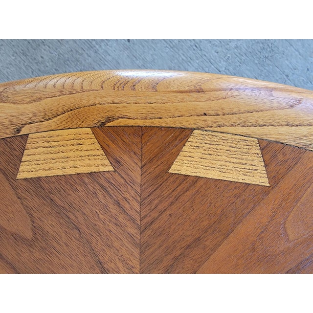Lane Acclaim Round Coffee Table With Dovetail Detail For Sale - Image 9 of 11
