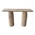 Serene Travertine Console Table For Sale