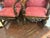 Pair Antique Baroque Walnut Italian Armchairs Carved Andrea Brustolon Style For Sale - Image 10 of 10