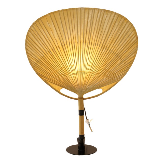 Uchiwa III Table Lamp by Ingo Maurer for M Design, 1970s For Sale