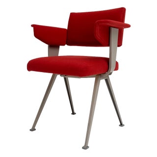 Dark Red Resort Chair by Friso Kramer for Ahrend de Cirkel, 1970s For Sale