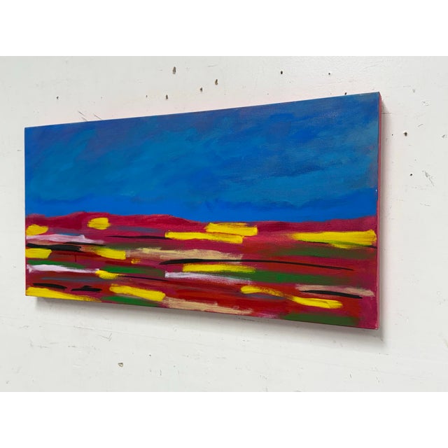 Design Plus Gallery presents a Circa 2005 Acrylic On Canvas by artist John Fooks. This abstract composition presents...