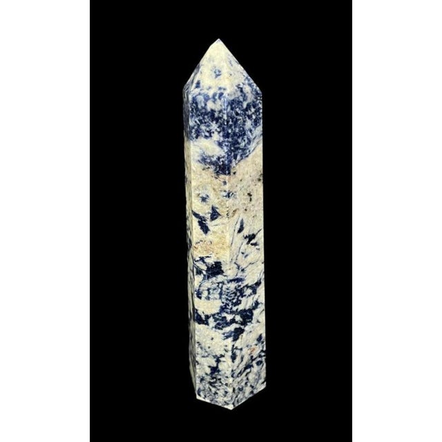Royal Blue 1990s Vintage Sodalite Obelisk For Sale - Image 8 of 8
