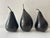 1980's Bronze Trio of Large Abstract Pear Sculptures For Sale - Image 10 of 11